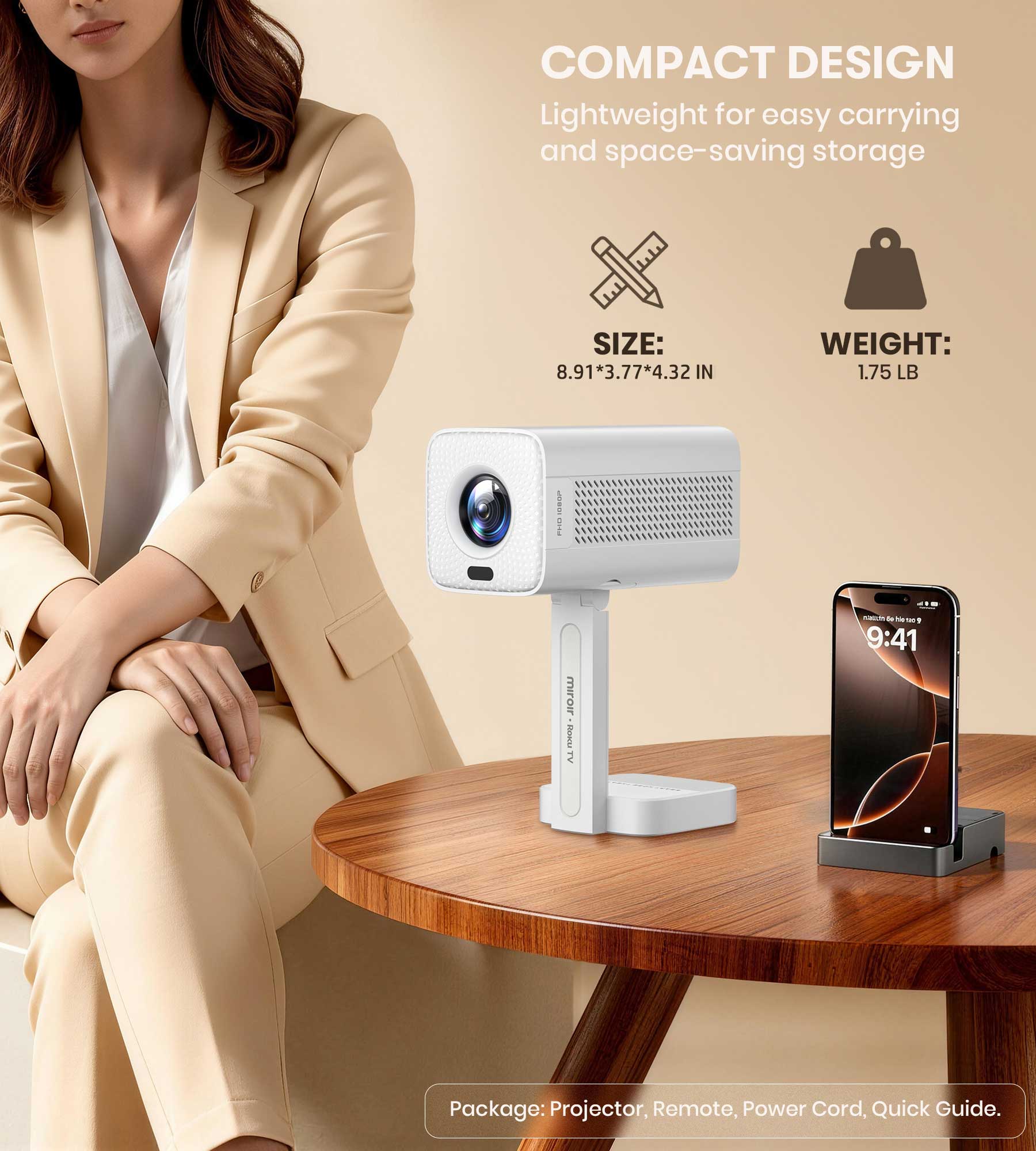 RK201 Roku Projector