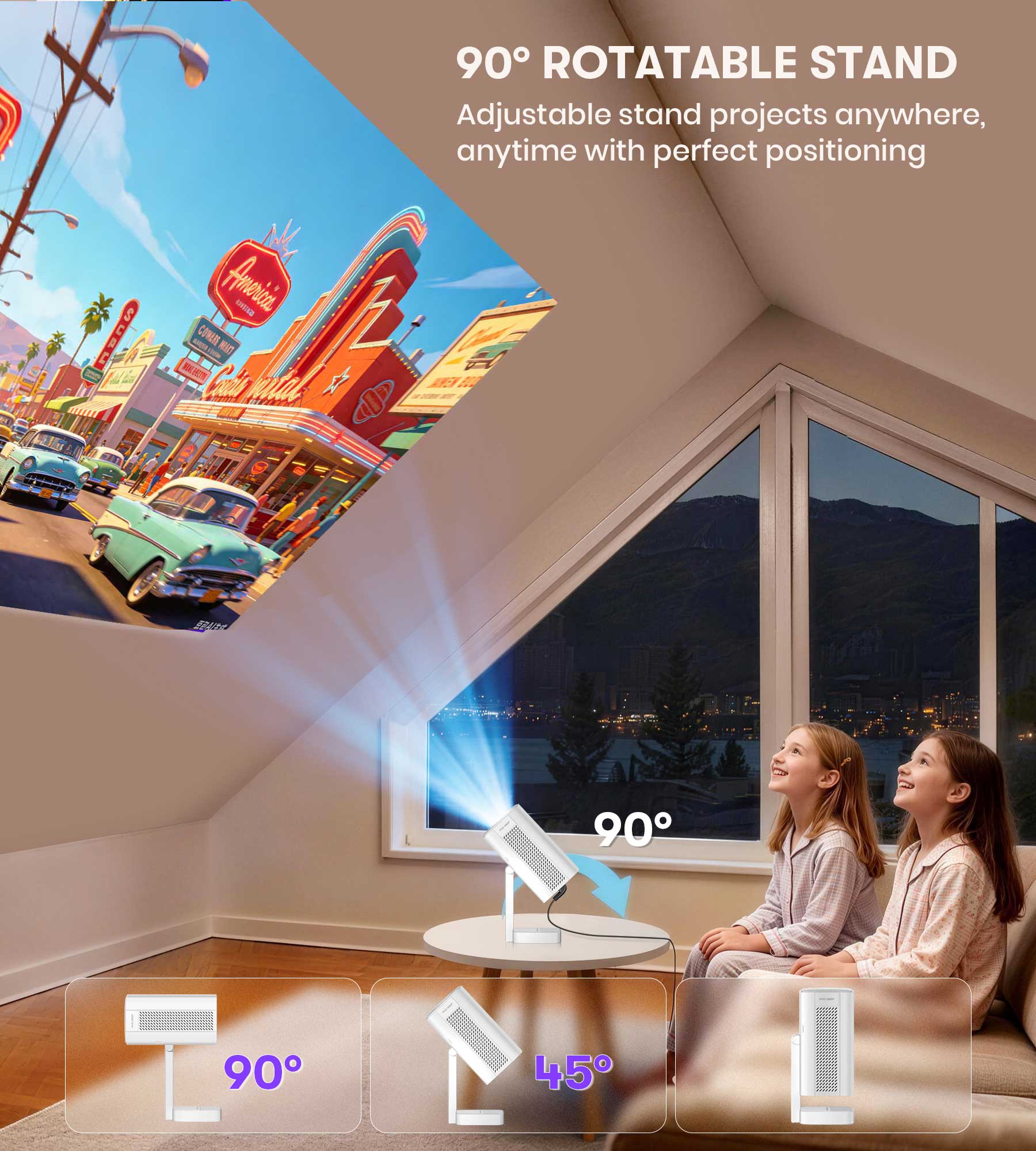 RK201 Roku Projector