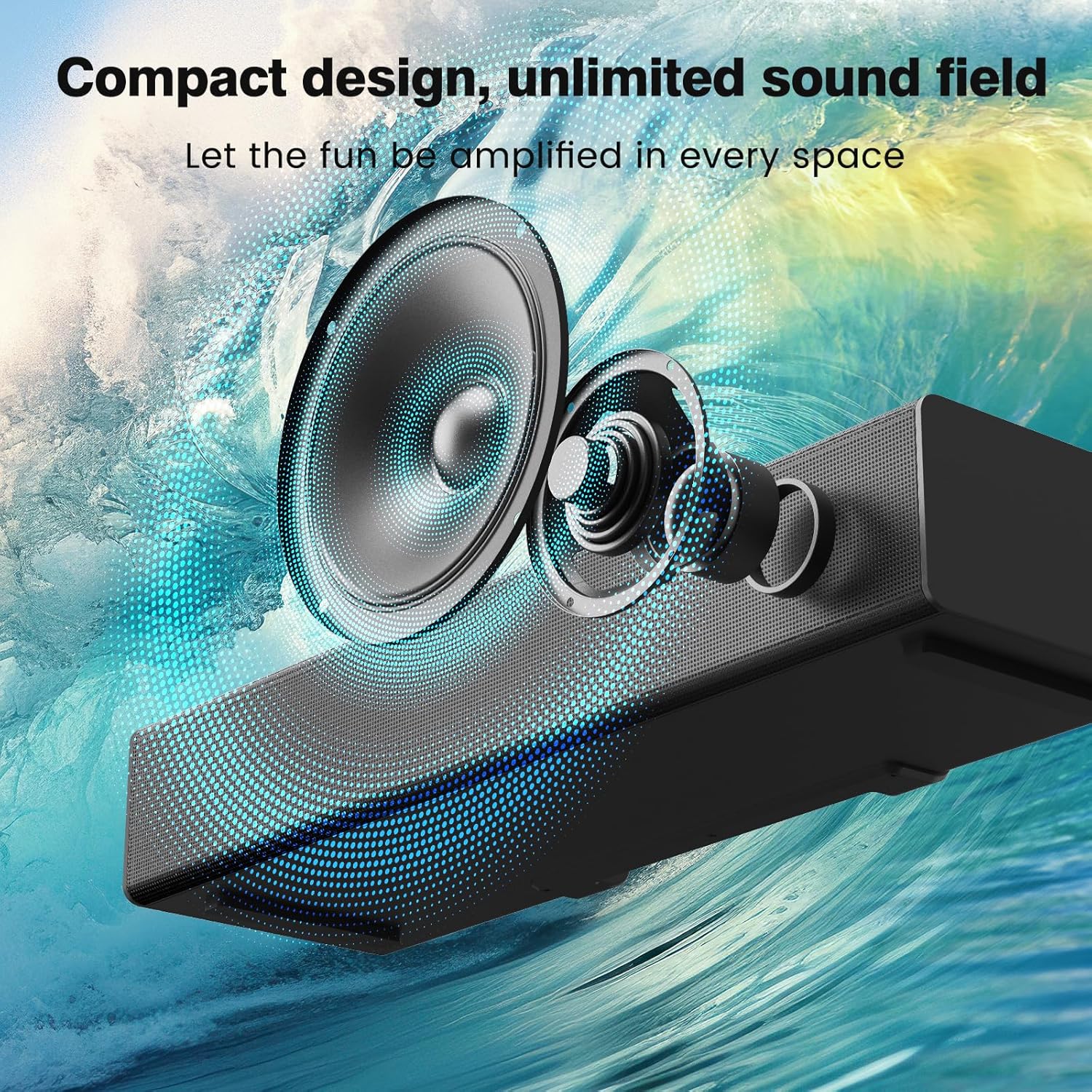 Miroir 5.1 Sound Bar for TV with Dolby Atmos & Subwoofer